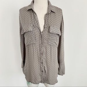 Bella Dahl Polkadot Button Down
